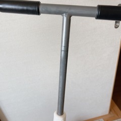 美品 無印良品 三輪車 前カゴ付　舵取り棒付   の画像