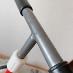 美品 無印良品 三輪車 前カゴ付　舵取り棒付   の画像