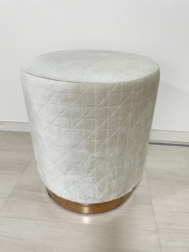 【美品】ジェム スツール（ホワイト）半年使用　6,000円／引き取り希望（大阪市中央区本町）