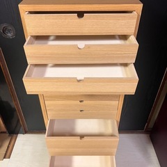 木造多段チェストの画像