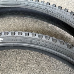 新品自転車タイヤの画像