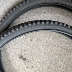 新品自転車タイヤの画像