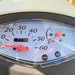 セル1発始動‼️タイヤ新品⭐️レッツ5 スズキ⭐️安心のFiモデル‼️原付　スクーター　50ccの画像