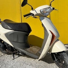 セル1発始動‼️タイヤ新品⭐️レッツ5 スズキ⭐️安心のFiモデル‼️原付　スクーター　50ccの画像