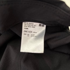 UNIQLOキャップ黒の画像