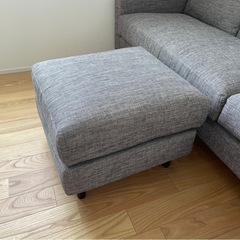 【美品】【3人掛け】【オットマン付き】ニトリソファーの画像