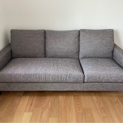 【美品】【3人掛け】【オットマン付き】ニトリソファーの画像