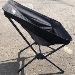 ★美品! OGAWA オガワ グラムチェア サイズ:48×52×高さ64cm 1912 耐荷重100kg ブラック アルミ合金　リサイクルショップ札幌　買取本舗　西野店の画像