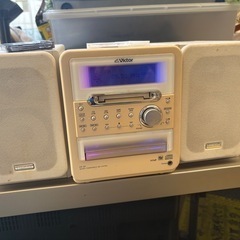 Victor miniコンポ　CD/MD/カセット　デッキの画像