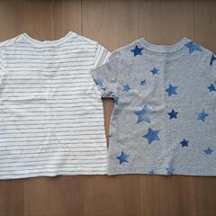 【お取引先決定】食品（ジュース）＆babyGap 半袖Tシャツ 2枚セット size90の画像
