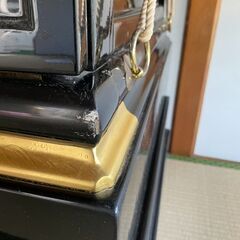 【豪華金仏壇・漆塗り・蒔絵入り／新品未使用】定価約60万円→18万円でお譲りしますの画像
