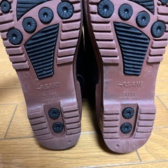 アサヒ　長靴　黒　24cmの画像
