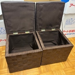 収納イス 2個の画像