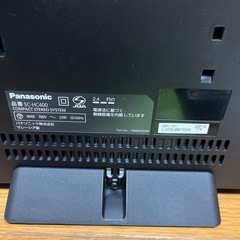 【商談中】Panasonic コンパクトステレオシステム 黒の画像