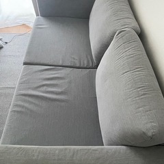 【お取引中】IKEA2人掛けソファーの画像