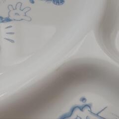 平成レトロ CORELLE ミッキー＆ミニー ランチプレートの画像