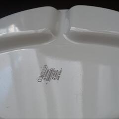 平成レトロ CORELLE ミッキー＆ミニー ランチプレートの画像