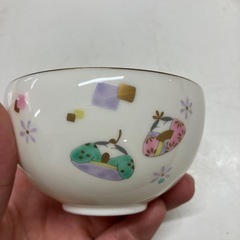 2507-598 湯呑み茶碗 2客セット バラ売り不可 キズありの画像