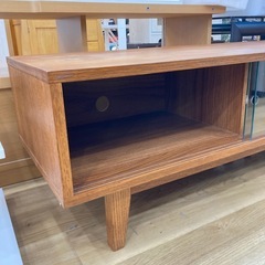 【トレファク高槻店】取りに来られる方限定！木目調のテレビボードのご紹介です！の画像