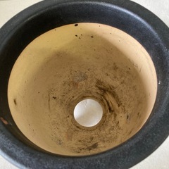 ★植木鉢 足付き 直径約18cm 深さ約17cm の画像