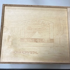  HOYA CRYSTAL　BORDEAUX WINE GLASS の画像