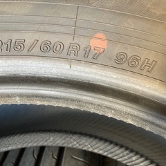 2023年製 ほぼ新品 YOKOHAMA 215/60R17 4本 夏タイヤ アルファードMPVエスティマエリシオンなどにの画像