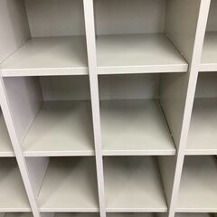 中古　良品　生興　オープン書庫　シューズボックス 4列6段　24人用 収納庫タイプ（W1000×D350×H1720）シューズロッカー 下駄箱　愛知県 一宮市 名古屋 稲沢 江南 岩倉 岐阜 羽島 各務ヶ原 三重 愛知 グッドプライス一宮の画像
