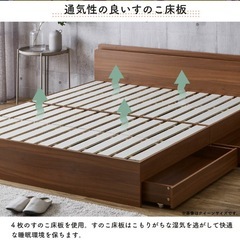セミダブル　　ベッドフレーム　定価35990円の画像
