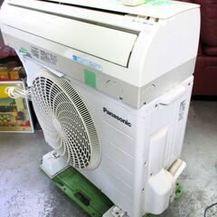 Panasonic パナソニック ルームエアコン 6～9畳 2.2kW 室内機 CS-222CF-W / 室外機 CU-222CF 冷房 暖房 動作OK 名古屋市内 取付工事可の画像