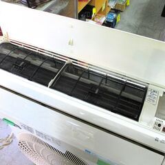 Panasonic パナソニック ルームエアコン 6～9畳 2.2kW 室内機 CS-222CF-W / 室外機 CU-222CF 冷房 暖房 動作OK 名古屋市内 取付工事可の画像