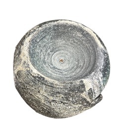 信楽焼 陶器 電動つくばい 湧き水つくばい 循環式 つくばい 噴水 和風 日本の画像
