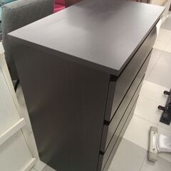 ★リユースのサカイ千葉中央店★期間限定割引有  チェスト ブラック H101×D49×W81 クリーニング済み TC3937の画像