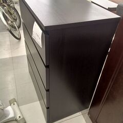 ★リユースのサカイ千葉中央店★期間限定割引有  チェスト ブラック H101×D49×W81 クリーニング済み TC3937の画像