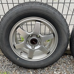 【値下げ】ブリヂストン195/65R15 スタッドレスタイヤ・ ホイールセットの画像