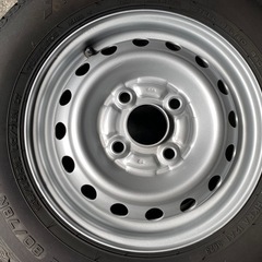 145R12 軽トラ 軽バン タイヤホイール　4本セットの画像