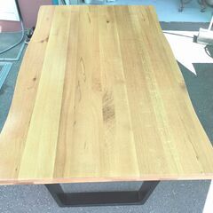 SANKAN JAPAN モデル JEUDHI TABLE ダイニングテーブル 1枚板風 幅135cm 奥行き85cm 高さ71cm 天然木の画像