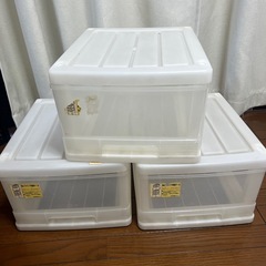 クリアケース 収納 軽量 3段の画像