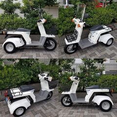 ★ジャイロX 4ストFi ミニカー TD02最終型3.8万km台 自賠責付 Gヒーター スクリーン★東京/大田区【下取OK】の画像