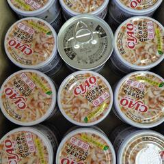 3種72缶 いなば チャオ缶 和牛 甘エビ かにほぐし身 とりささみ キャットフード ネコの画像