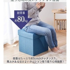 スツール　収納ボックス　アイリスオーヤマの画像