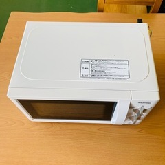 アイリスオーヤマ IRIS OHYAMA 電子レンジ IMB-T174-6-W 2018年製　60Hz専用　取説付　動作品の画像