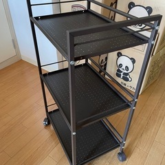 スチールラック 3段 幅44×奥行31.5×高さ78.5cm 未使用品 ランドリーラック マガジンラック　棚 収納収納棚3段　大容量の画像