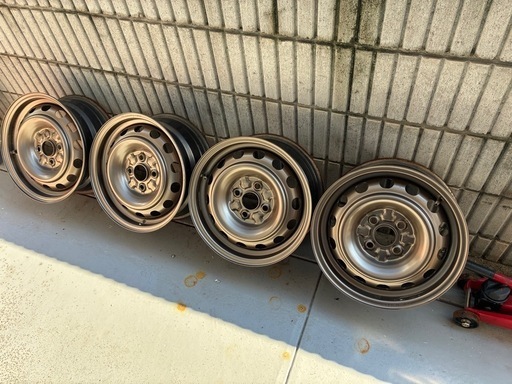 スチール ホイール 4本 マツダ デミオ DY系 DE系 純正 14×6J 4穴