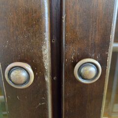 H382　カリモク食器棚の画像