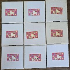【新品当時のまま】HELLO KITTYラーメンめぐり丼ぶり9個セットの画像
