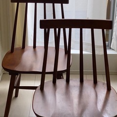 ダイニングチェア二点セットの画像