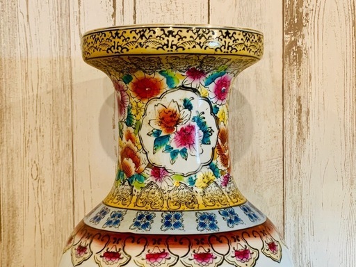 花瓶【R6-T04】骨董品　中国美術　古美術 CATEGORY 火鉢・花瓶・壺 | HORIDASHI市