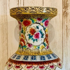 鶴 花瓶⭐️中国美術/骨董品【グッディーズ】の画像
