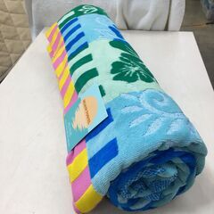 海外・日本製品のサルベージ品　ビーチタオル　102X183の画像