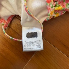petit mainプティマイン 水着 90cm ベビー 水着 女の子 花柄の画像